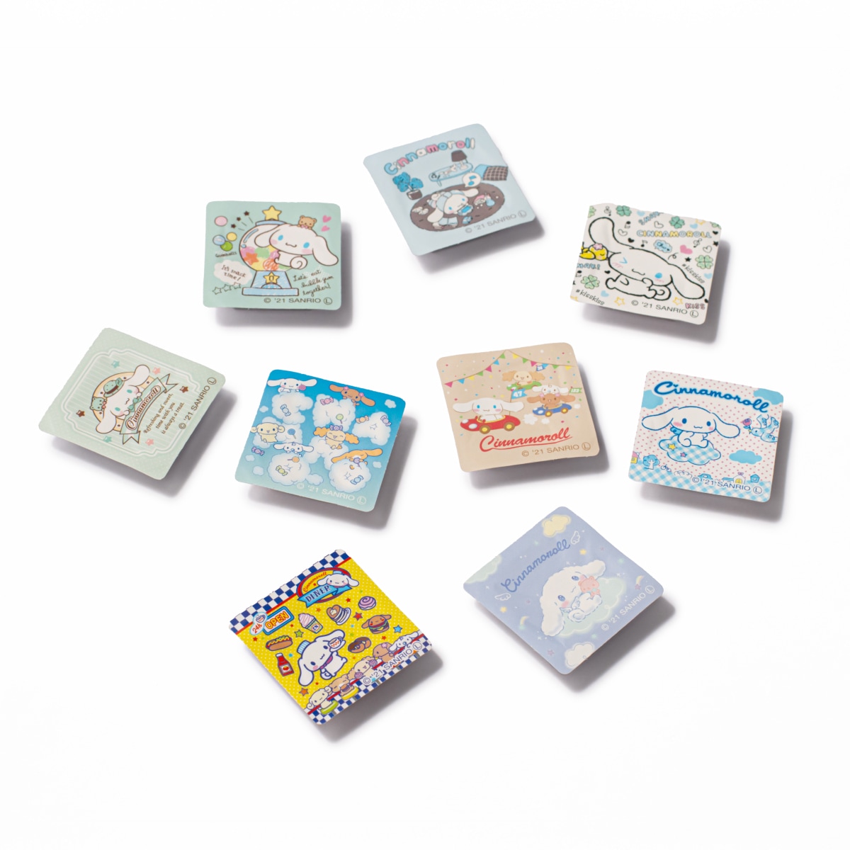 シナモロールクッキークランチチョコ (ミルク＆ミント) 9個入