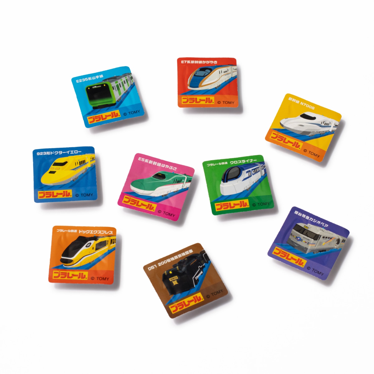 プラレールクッキークランチチョコ (ミルク) 9個入