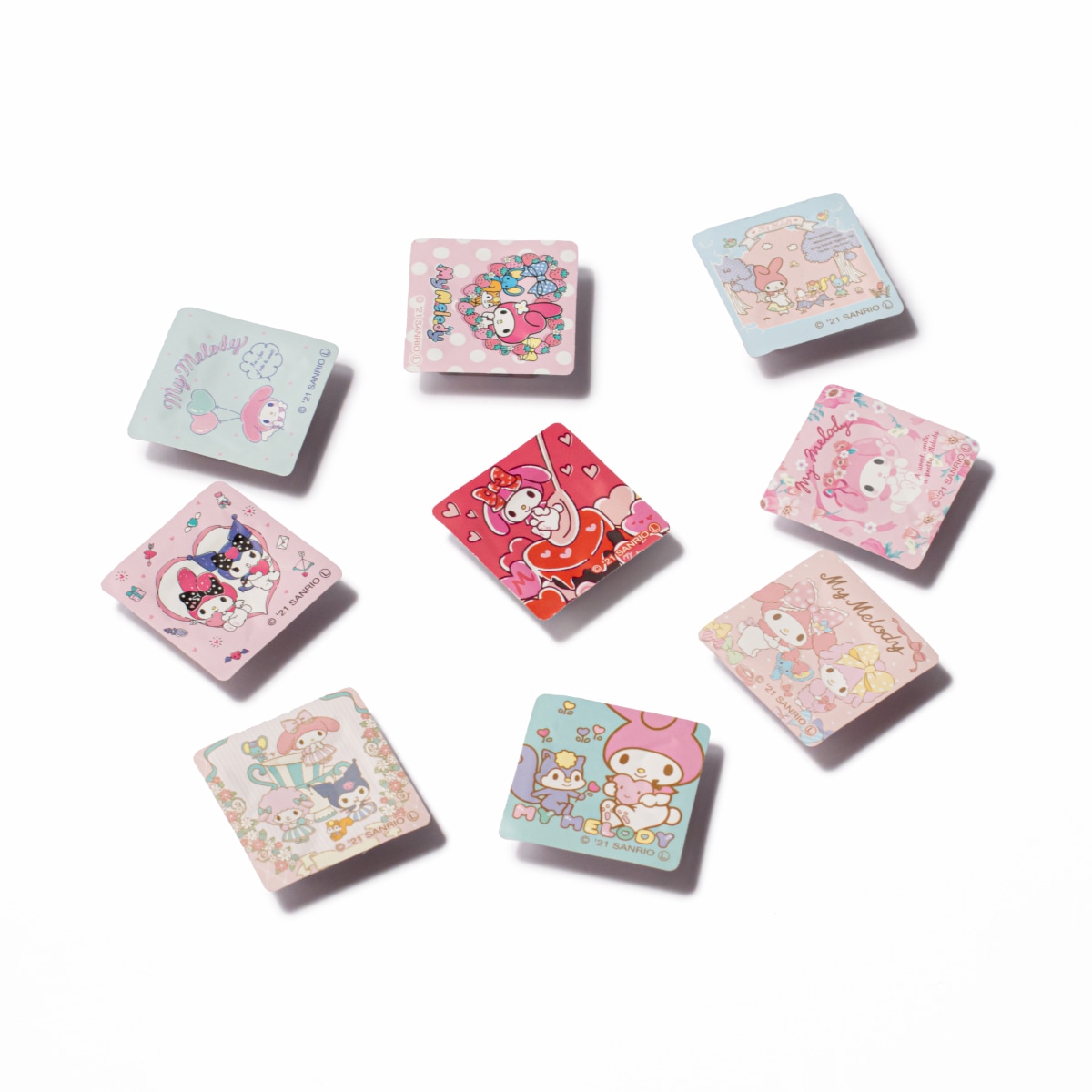 マイメロディクッキークランチチョコ (ミルク＆イチゴ) 9個入