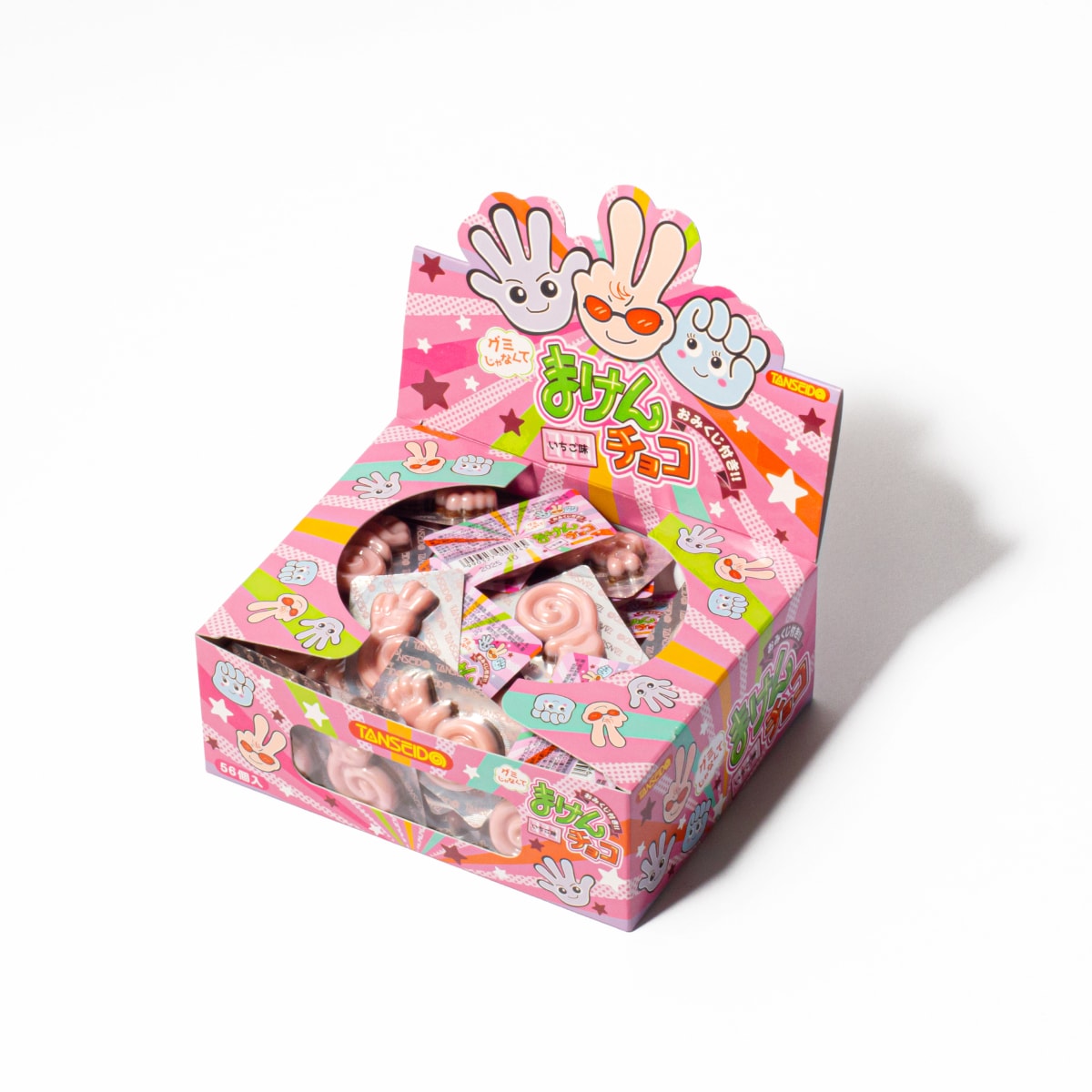まけんチョコ イチゴ味　56個入03