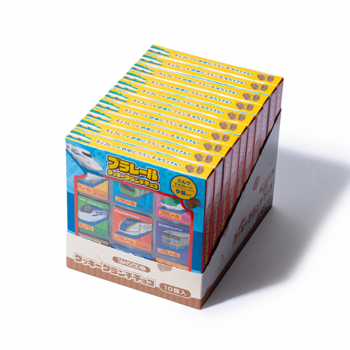 プラレールクッキークランチチョコ (ミルク) 9個入05