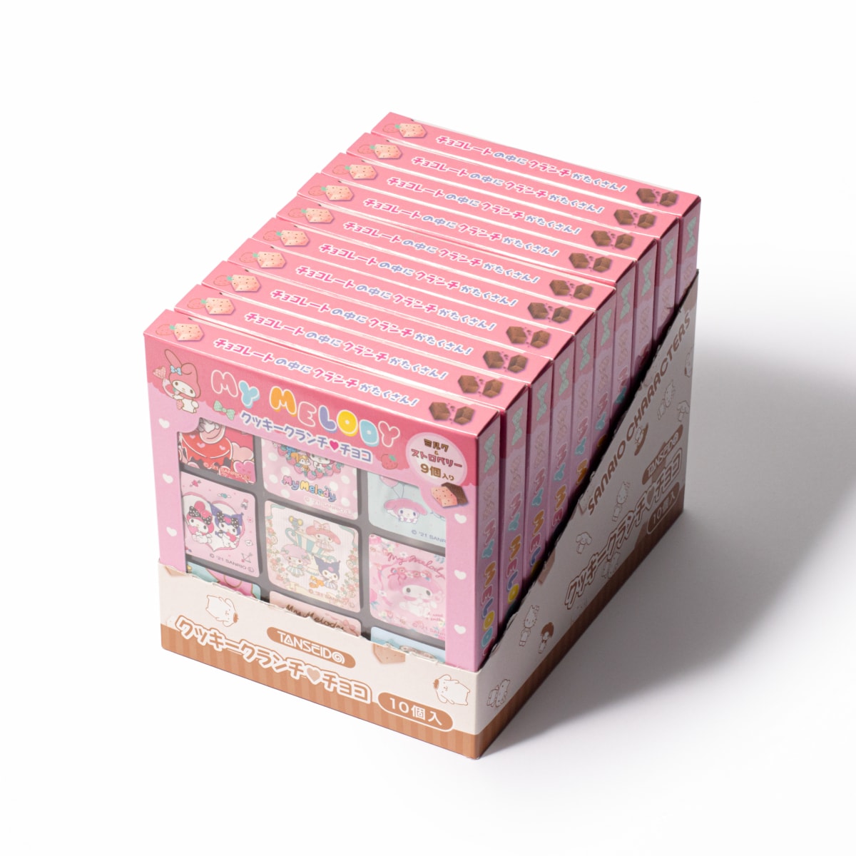 マイメロディクッキークランチチョコ (ミルク＆イチゴ) 9個入05